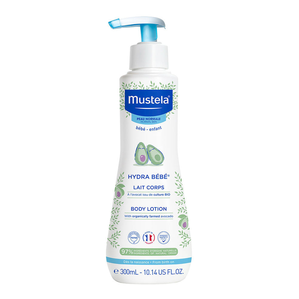 Mustela Hydra Bebe Baby Body Lotion, Avocado, 10.14 Oz